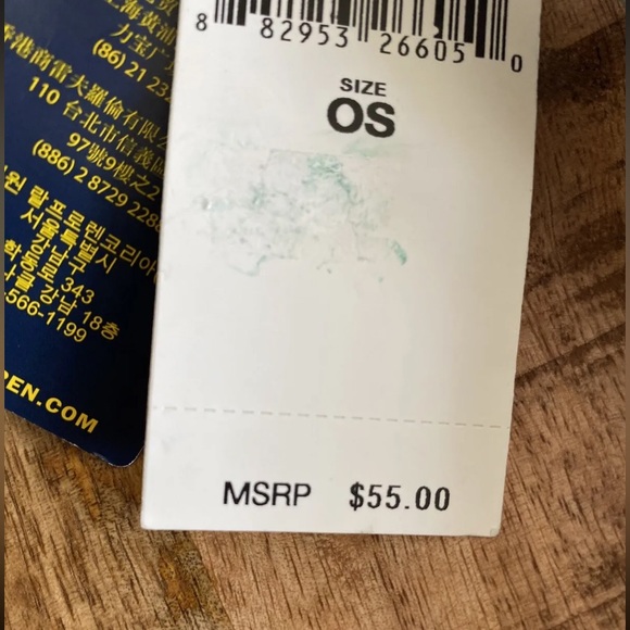 Polo Ralph Lauren White Multi Color Stripe Oxford Hat Cap Pony Logo - NEW NWT - Picture 6 of 6